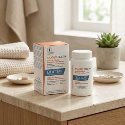 DUCRAY Anacaps Reactiv Complément Alimentaire Chute de Cheveux 30 Capsules