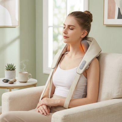 Appareil de Massage Électrique Chauffante HJ-188 Pour épaules et cou