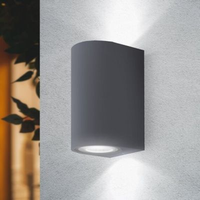 Applique murale plastique 2GU10 SANS LAMPE