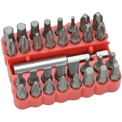 Kit 33 embouts de vissage avec adaptateur