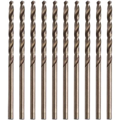 10 Mèches inox cobalt jaune diamètre 6