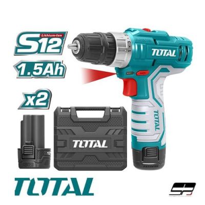 Perceuse-visseuse Total TDLI12325 - Sans Fil Double Batteries Lithium 12V