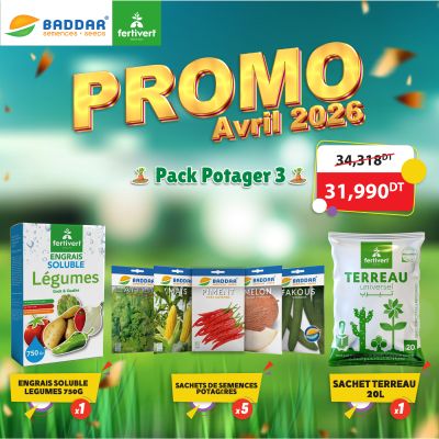 Pack potager 3 - Engrais + Semences + Terreau 
