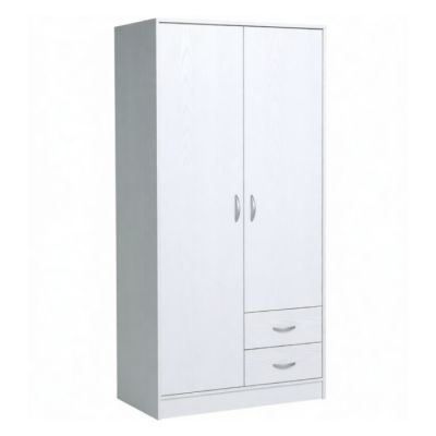 Armoire 2 Portes - MDF Stratifié - 90×50×190 cm