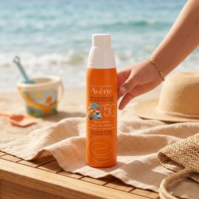 AVÈNE Spray Solaire Enfant Protection Optimale SPF 50+ 200ml