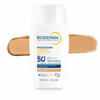 BIODERMA Photoderm Xdefense Fluide Écran Solaire SPF50+ Teinte 03