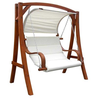 ESPACE HOME - balançoire de jardin arc-gris