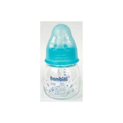 Biberon en Verre Bambini - 60ml - 615 Bleu