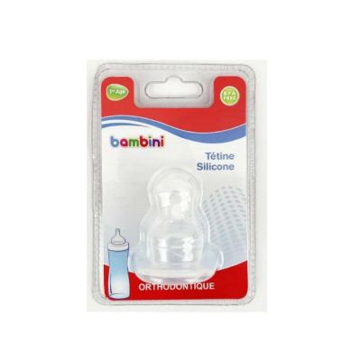 Tétine Silicone 1er Âge Bambini - 411