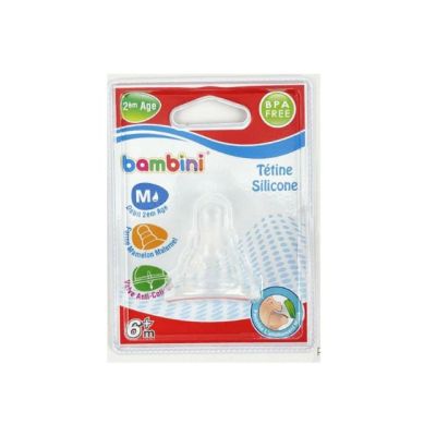 Tétine Silicone 2e Âge Bambini - 412