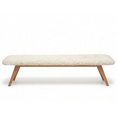 Banquette FOURRURE – Bois Hêtre – 140 × 39 × 44 cm