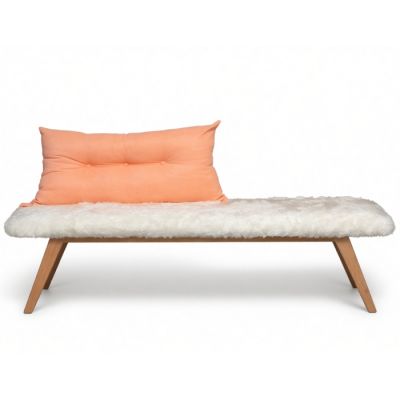 Banquette FOURRURE – Bois Hêtre – 140 × 39 × 44 cm