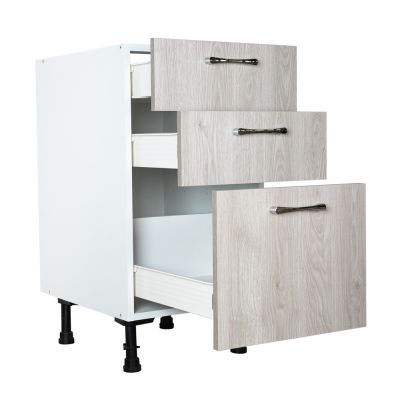 Meuble de cuisine BAS 45 avec 3 tiroirs - POUR TIROIR & 1 J-FAC-T 45 - MY KIT