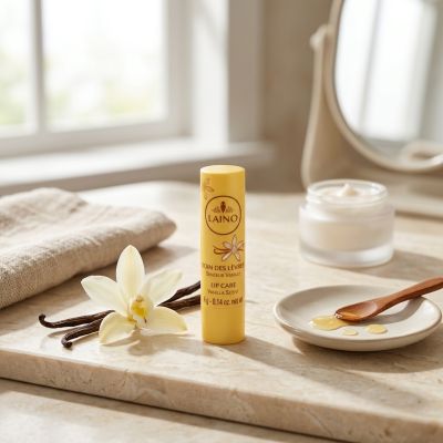 LAINO Baume à Lèvres Vanille Hydratation & Protection