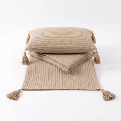 Jeté de lit MON AURA - EEYUI4 - Beige