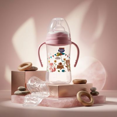 Biberon Ludique Pur avec Anses 250 ml - Autonomie Bébé