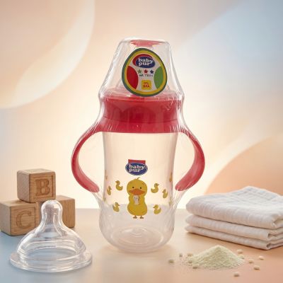 Biberon Maxi Col Torsadé 360ml - Pur - Polypropylène