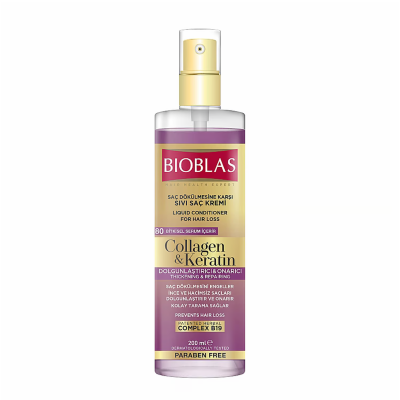 Après-Shampoing Collagène & Kératine Bioblas - 200ml