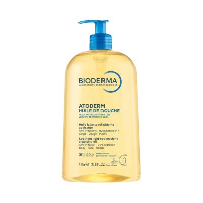 Bioderma Atoderm Huile de Douche 1L Peaux Sèches & Sensibles
