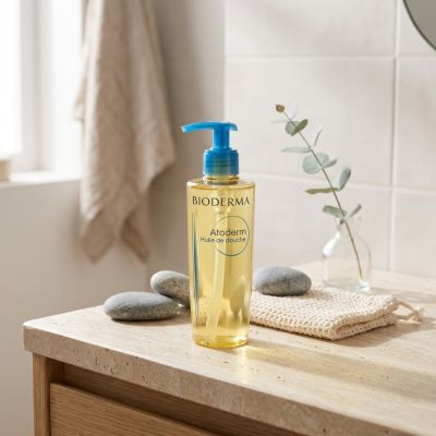 BIODERMA Atoderm Huile de Douche Peaux Sèches et Sensibles 200ml