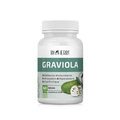 Bioherbs Graviola 60 Gélules - Prix Tunisie | Arkan.tn