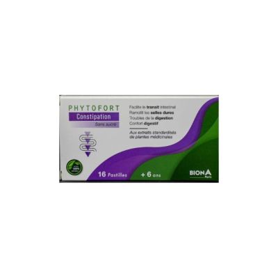 Pastilles Constipation Biona Phytofort - 16