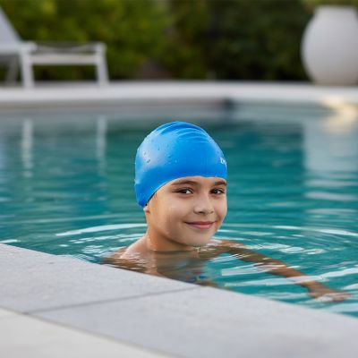 Bonnet de Bain Intex - Silicone - Bleu