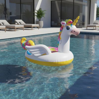 Bouée Géante Intex Cygne - 2,4 x 1,5 m - Blanc