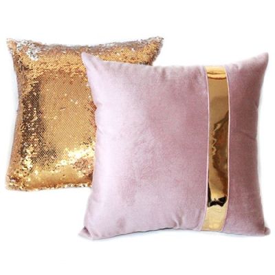 Pack Coussins décoratifs Rose & Doré