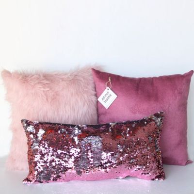 Pack Coussins - F V PR -  Rose & Argent