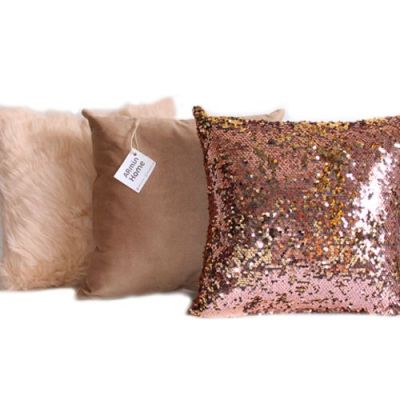 Pack Coussins - F V P - Beige & bronze