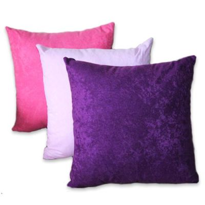 Pack coussins velours - Rose Mauve Violet