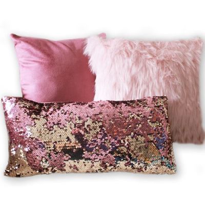 Pack Coussins - V F PR -  Rose & Doré