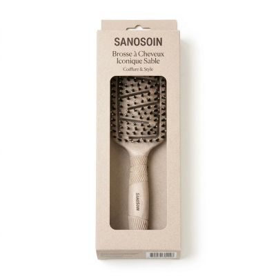 Brosse à Cheveux Iconique Sable Sanosoin -... | Arkan.tn