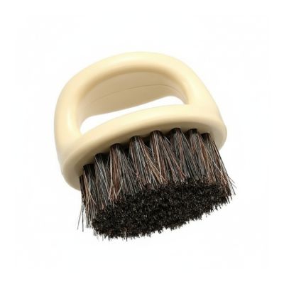 Brosse à barbe - Poils de cheval - Manche plastique