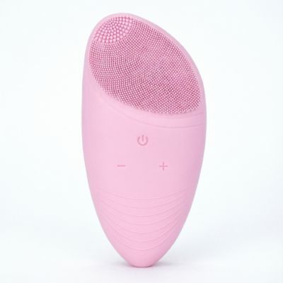 Brosse électrique visage - Silicone - Rose