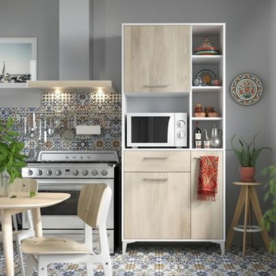 Buffet de Cuisine - MDF Stratifié - 80×178×40 cm