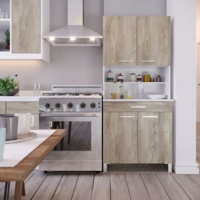 Buffet de Cuisine - MDF Stratifié - 80×183×43 cm