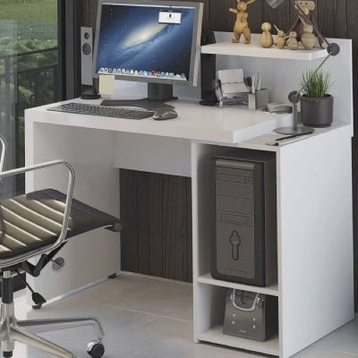 Bureau domestique Home Intérieur 0000009 - MDF - Blanc