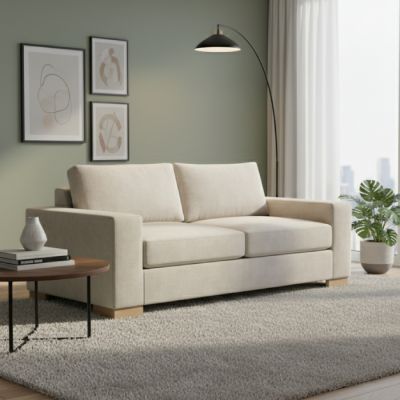 Canapé - 3 places - 210 X 70 cm - Beige