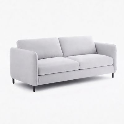 Canapé convertible - 3 places - 185 X 95 X 86 cm - Gris