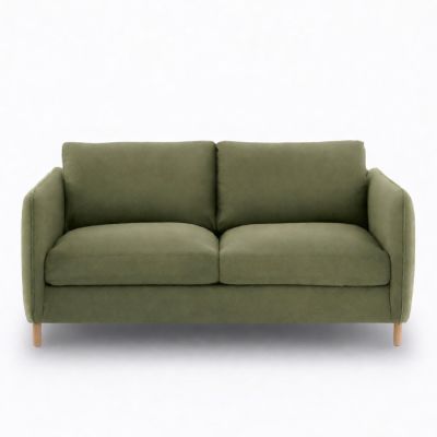 Canapé convertible - 3 places - 185 X 95 X 86 cm - Vert Militaire 