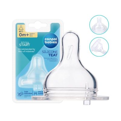 Tétine Silicone Large Canpol - 0-3M - 21-719