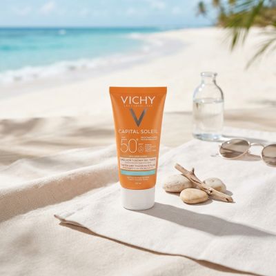 VICHY Capital Soleil Émulsion Écran Solaire Toucher Sec Teintée SPF50