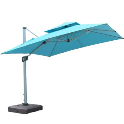 Parasol SHADOW Déporté 3x3 M – Inclinable & Rotatif 360° – Toile 280g/m² Tunisie