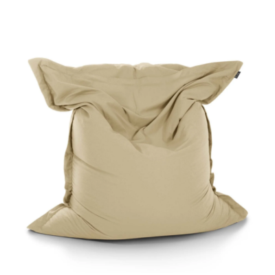 Pouf XXL Imperméable multi positions L*L*H = 140*100 cm-Beige