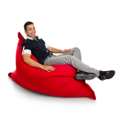 Pouf XXL Imperméable multi positions L*L*H = 140*100 cm-Rouge