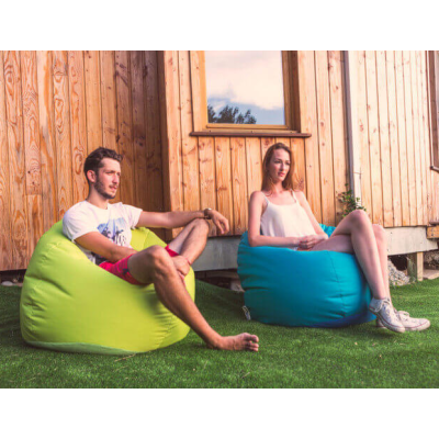 Pouf Poire Géant - Dimensions: L*L*H = 90cm x 120cm-Pistache
