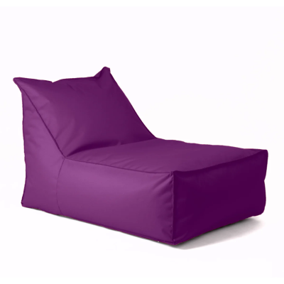 Pouf Guest - Dimensions: L*L*H = 100*60*60 cm-Violet