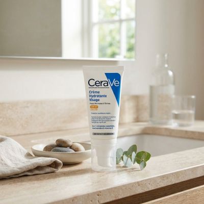 CERAVE Crème Hydratante Visage Peaux Sèches SPF 50+ 52ml